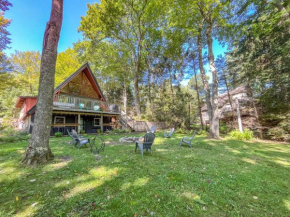 New Construction Modern Lakefront A-Frame with Hot Tub Fire Pit